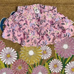 OshKosh B'gosh Pink and Yellow Floral Skirt